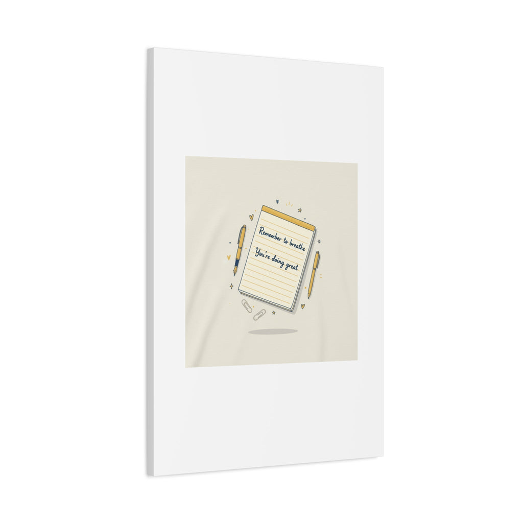 Note to Self notepad wall art | Matte Canvas - TiendaNote to Self notepad wall art | Matte Canvas1.25"36" x 36"49799819490558167094TiendaPrintify49799819490558167094CanvasNote to Self notepad wall art | Matte Canvas