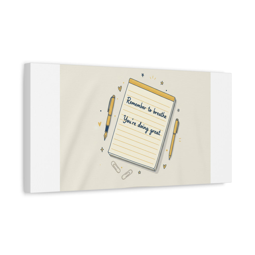 Note to Self notepad wall art | Matte Canvas - TiendaNote to Self notepad wall art | Matte Canvas1.25"36" x 36"49799819490558167094TiendaPrintify49799819490558167094CanvasNote to Self notepad wall art | Matte Canvas