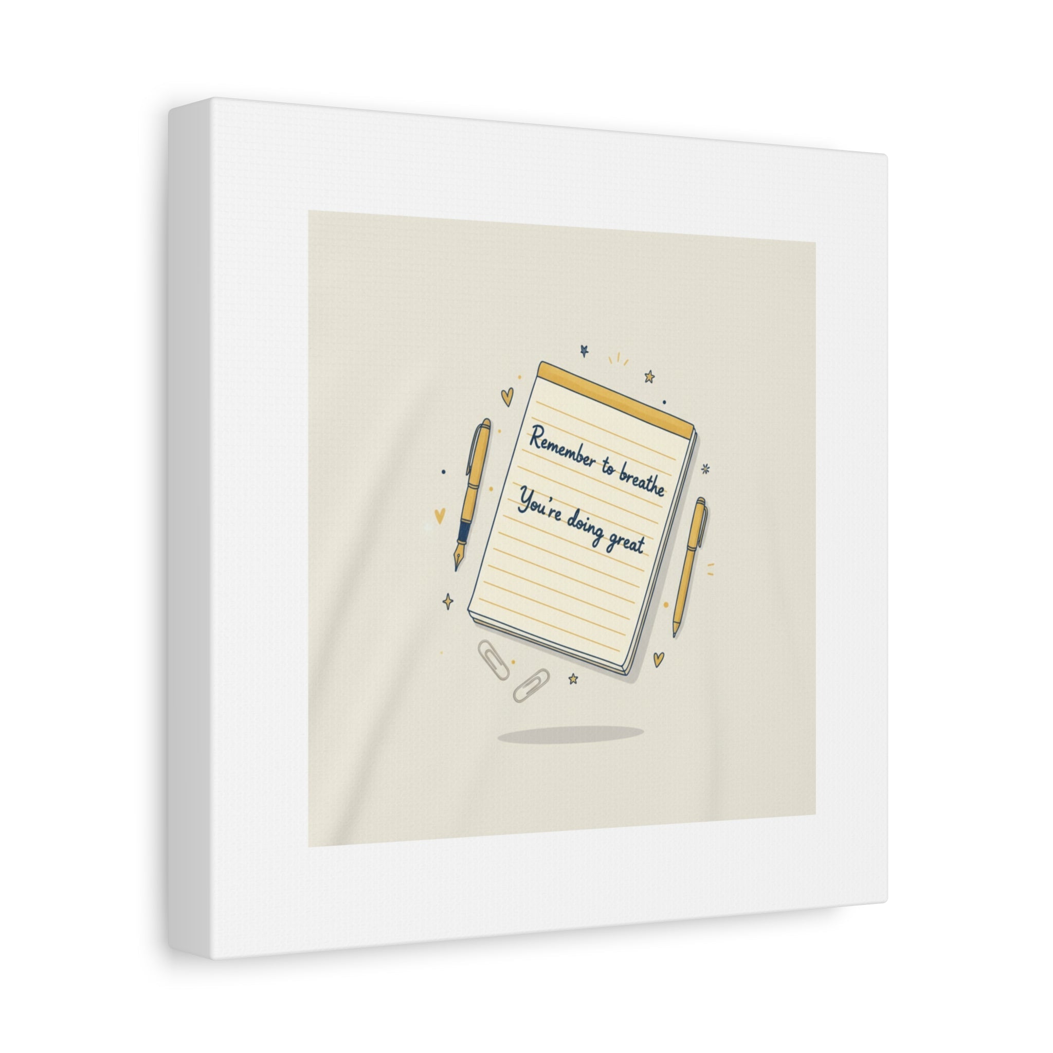 Note to Self notepad wall art | Matte Canvas - TiendaNote to Self notepad wall art | Matte Canvas1.25"36" x 36"49799819490558167094TiendaPrintify49799819490558167094CanvasNote to Self notepad wall art | Matte Canvas