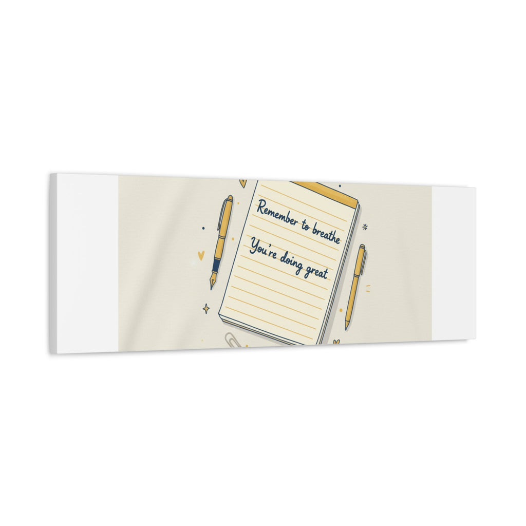 Note to Self notepad wall art | Matte Canvas - TiendaNote to Self notepad wall art | Matte Canvas1.25"36" x 36"49799819490558167094TiendaPrintify49799819490558167094CanvasNote to Self notepad wall art | Matte Canvas