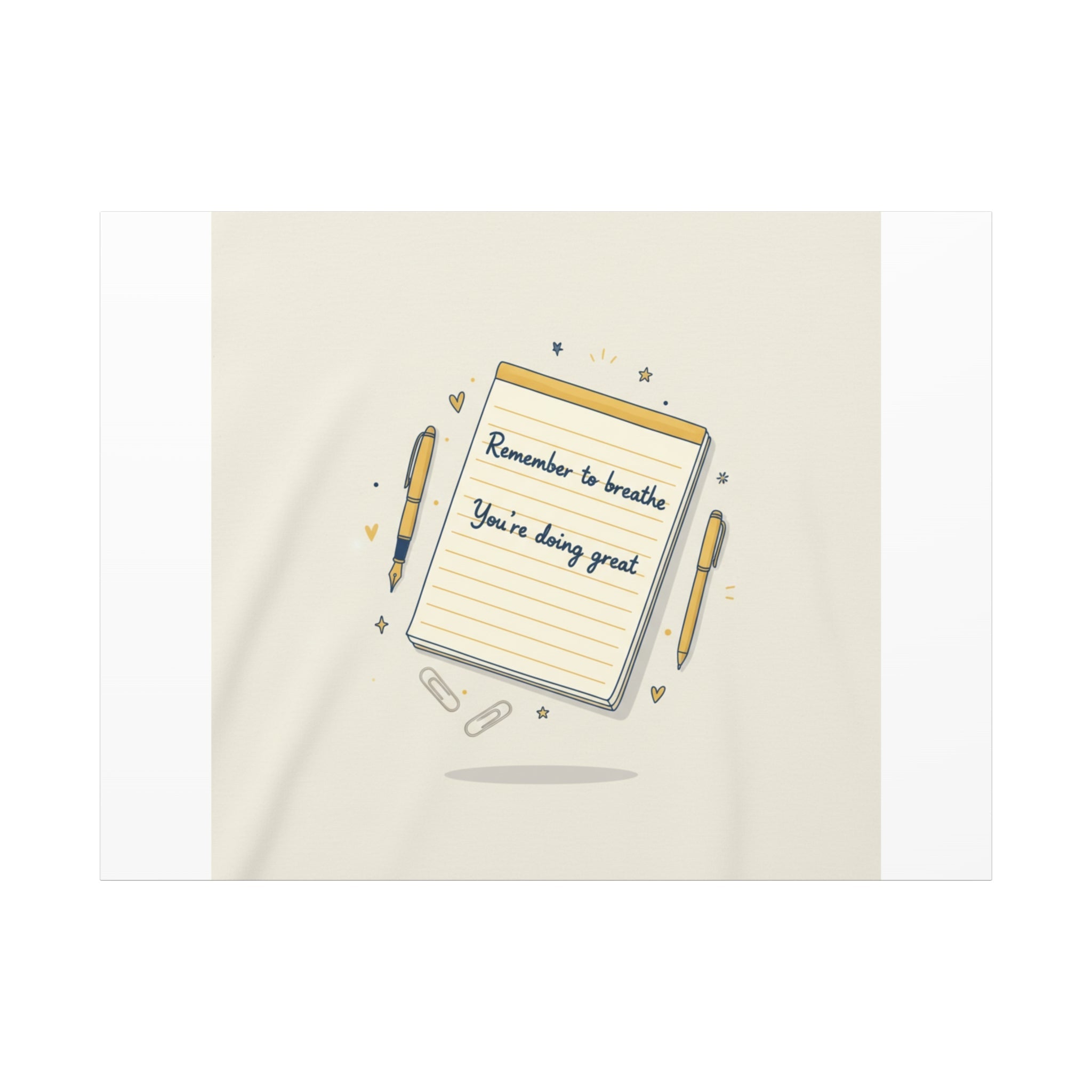 Note to Self notepad wall art | Matte Canvas - TiendaNote to Self notepad wall art | Matte Canvas1.25"48" x 36" (Horizontal)14538120091884779306TiendaPrintify14538120091884779306CanvasNote to Self notepad wall art | Matte Canvas