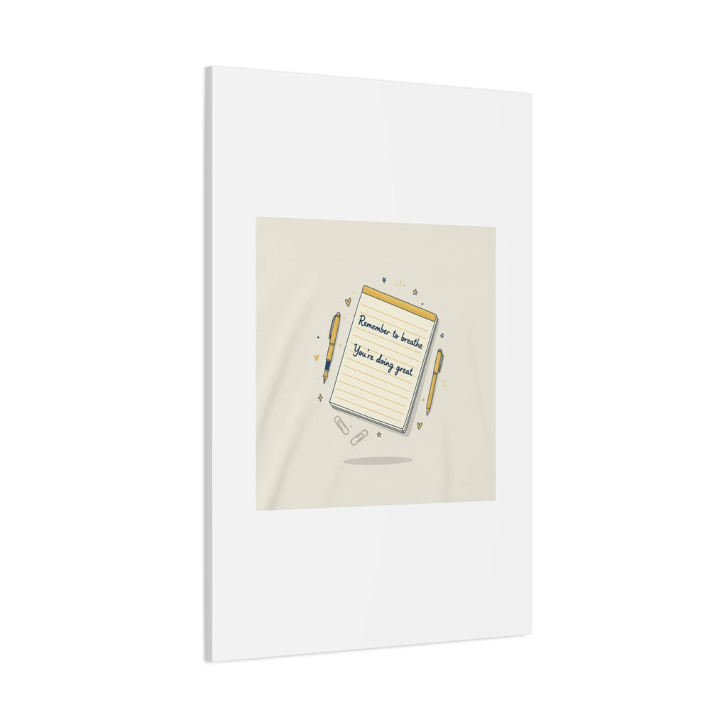 Note to Self notepad wall art | Matte Canvas - TiendaNote to Self notepad wall art | Matte Canvas1.25"36" x 36"49799819490558167094TiendaPrintify49799819490558167094CanvasNote to Self notepad wall art | Matte Canvas