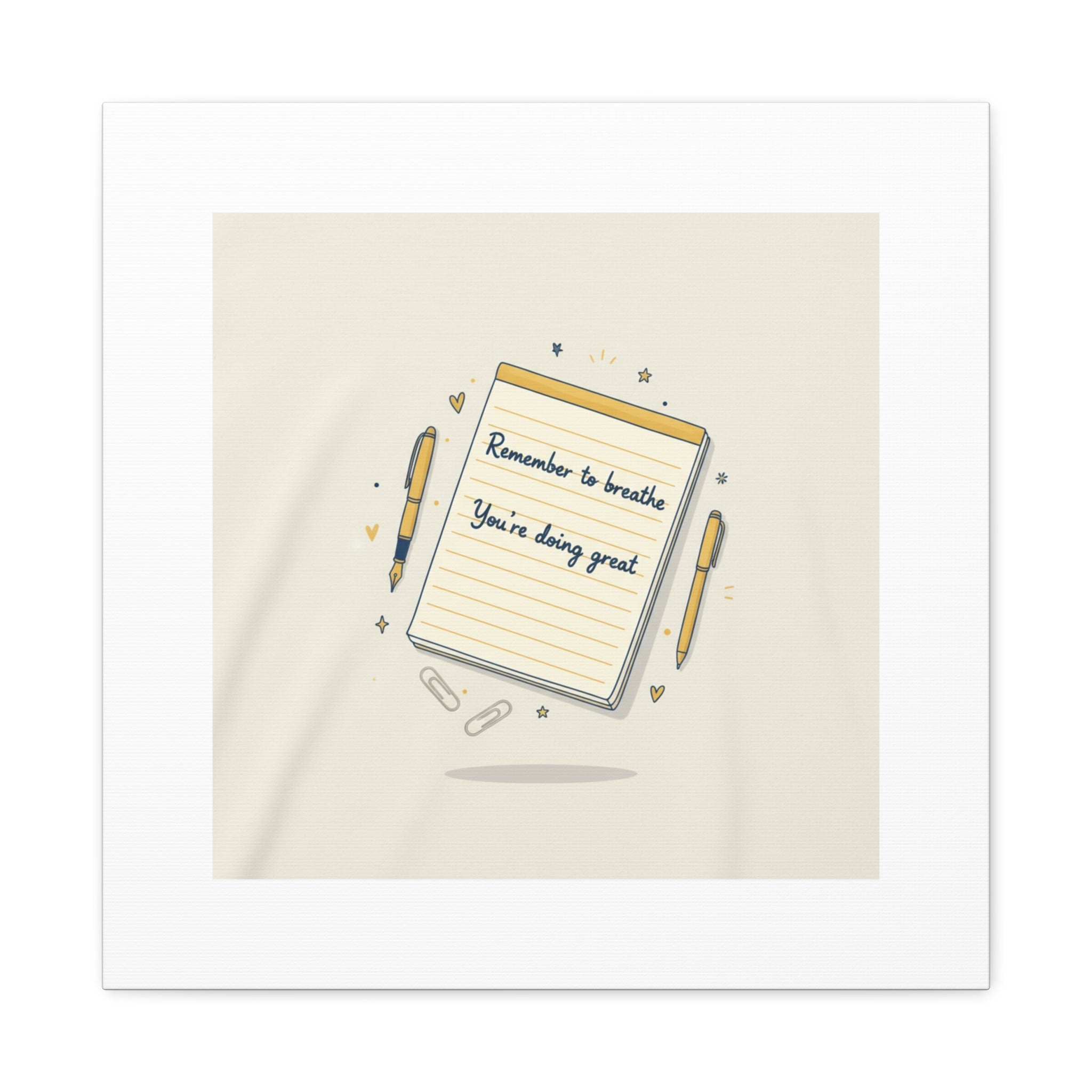 Note to Self notepad wall art | Matte Canvas - TiendaNote to Self notepad wall art | Matte Canvas1.25"20″ x 20″18215229107074022518TiendaPrintify18215229107074022518CanvasNote to Self notepad wall art | Matte Canvas