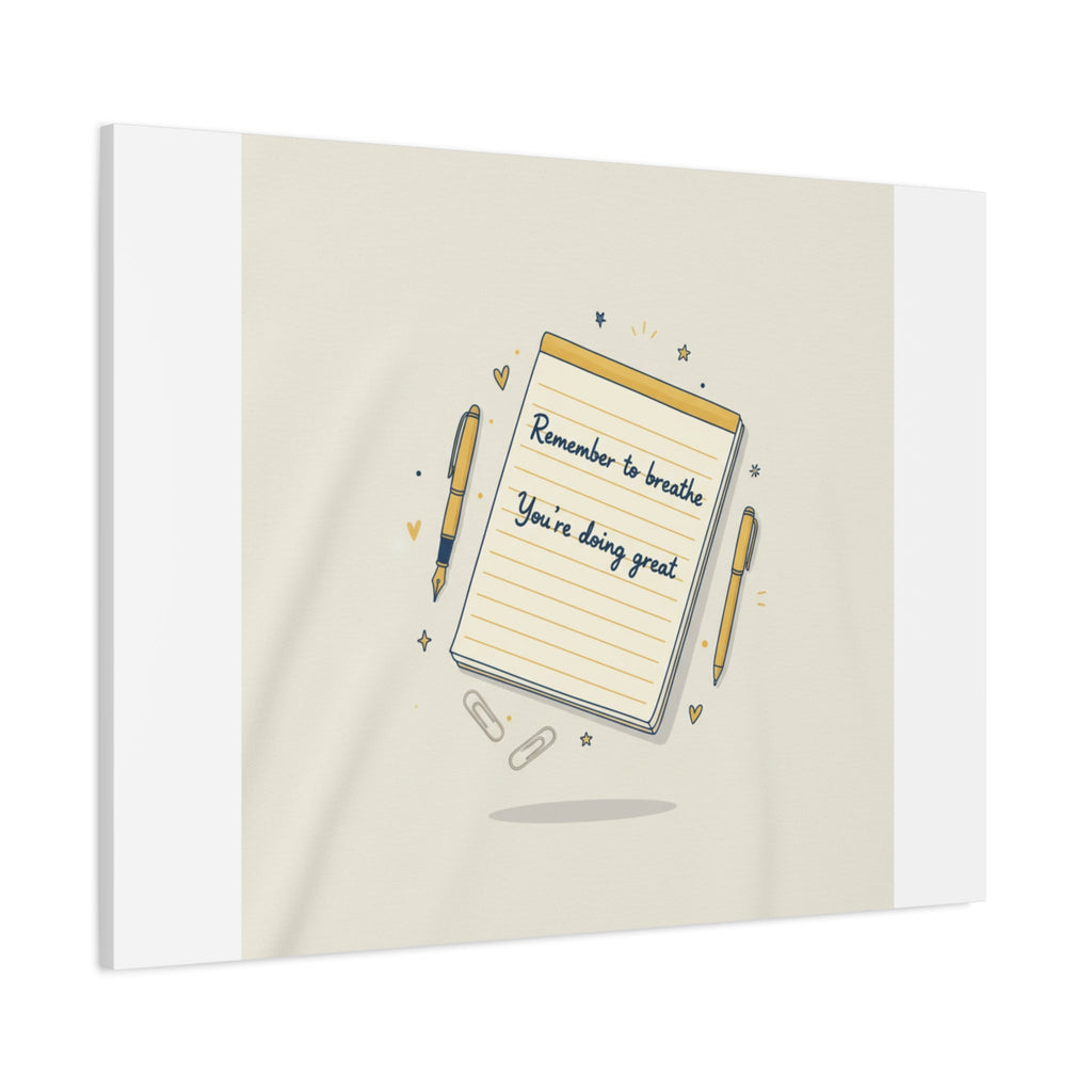 Note to Self notepad wall art | Matte Canvas - TiendaNote to Self notepad wall art | Matte Canvas1.25"36" x 36"49799819490558167094TiendaPrintify49799819490558167094CanvasNote to Self notepad wall art | Matte Canvas