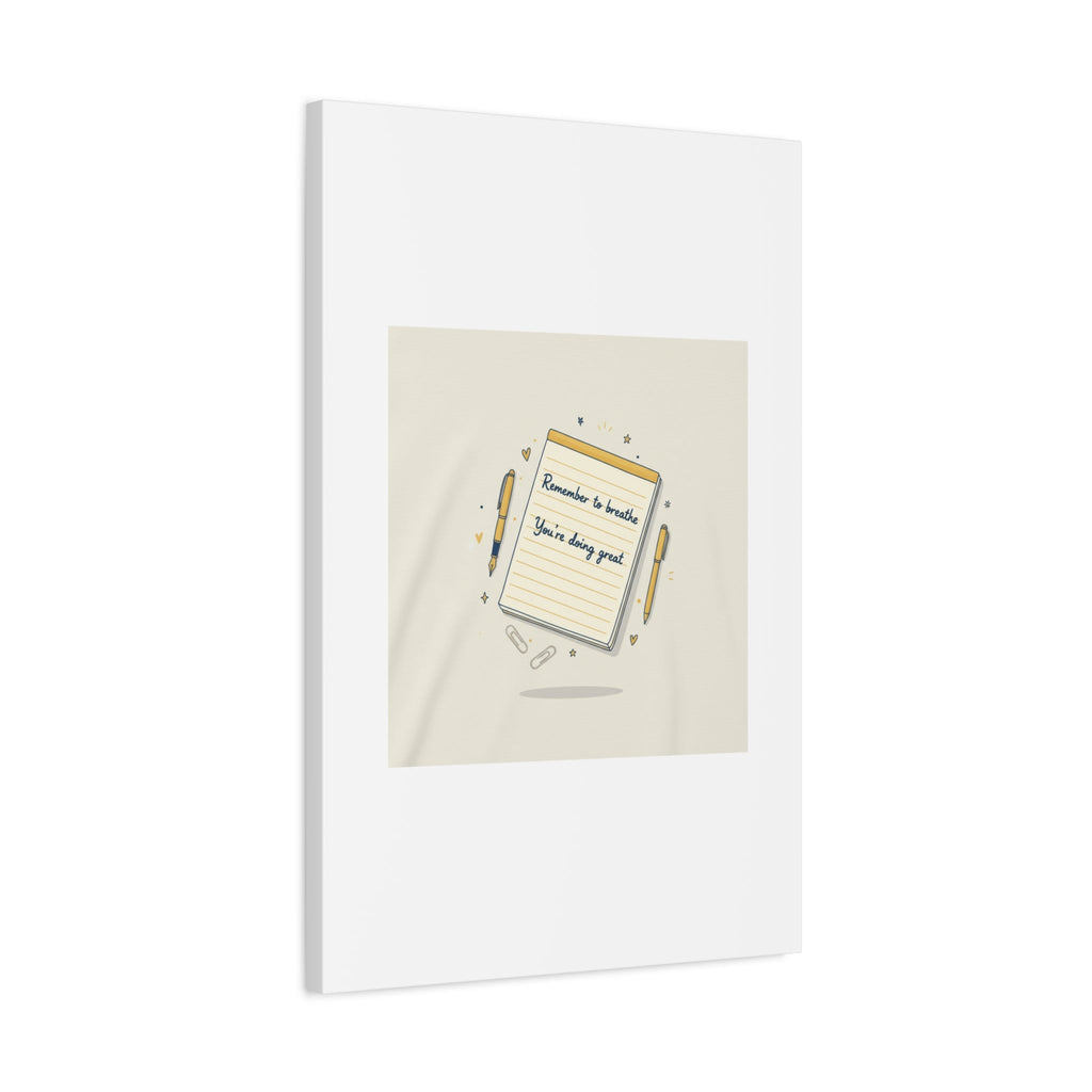 Note to Self notepad wall art | Matte Canvas - TiendaNote to Self notepad wall art | Matte Canvas1.25"36" x 36"49799819490558167094TiendaPrintify49799819490558167094CanvasNote to Self notepad wall art | Matte Canvas