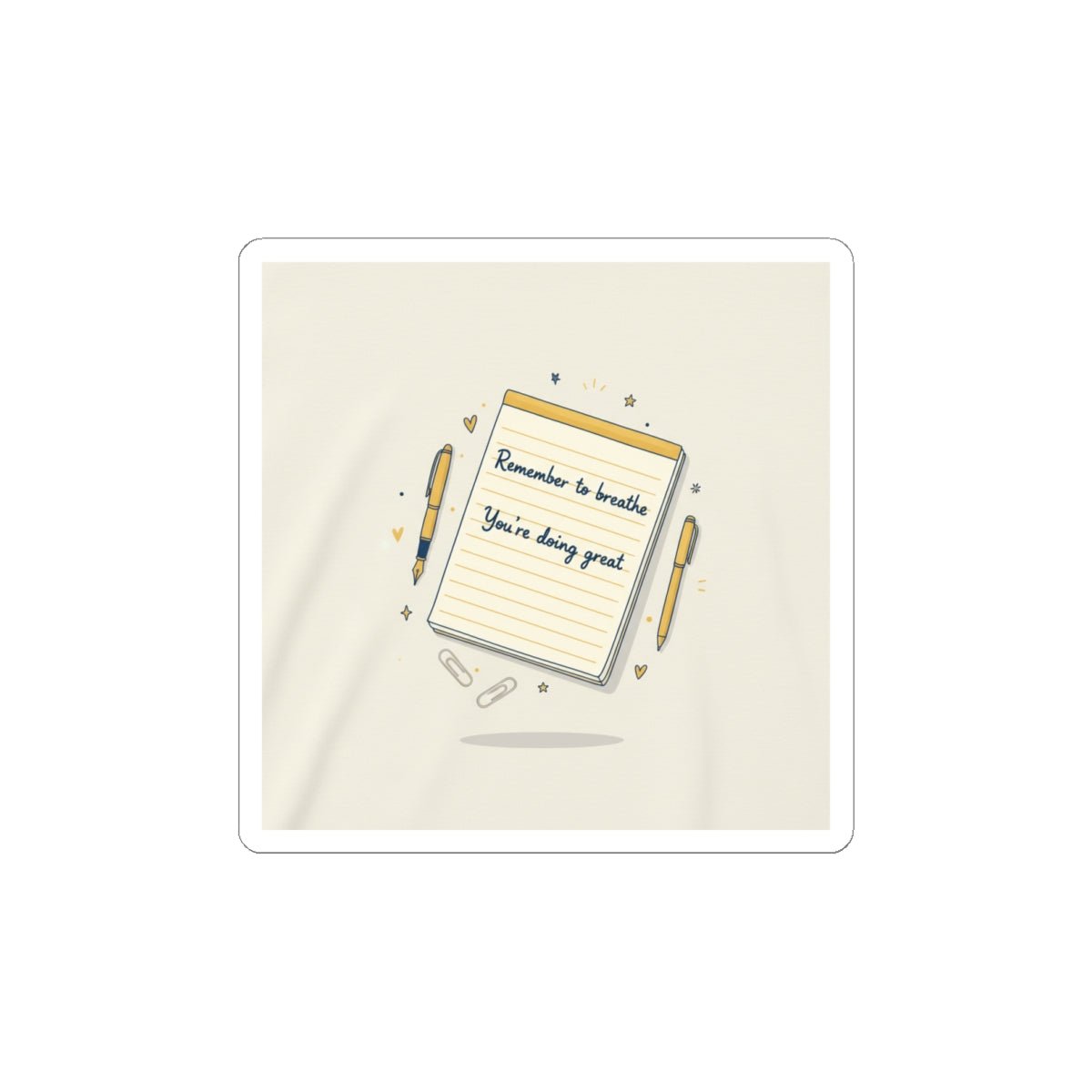 Remember to Breathe note illustration Kiss - Cut Stickers | analogue reminder, handwritten note aesthetic - TiendaRemember to Breathe note illustration Kiss - Cut Stickers | analogue reminder, handwritten note aestheticWhite6" × 6"39252058060637663119TiendaPrintify39252058060637663119Paper productsRemember to Breathe note illustration Kiss - Cut Stickers | analogue reminder, handwritten note aesthetic